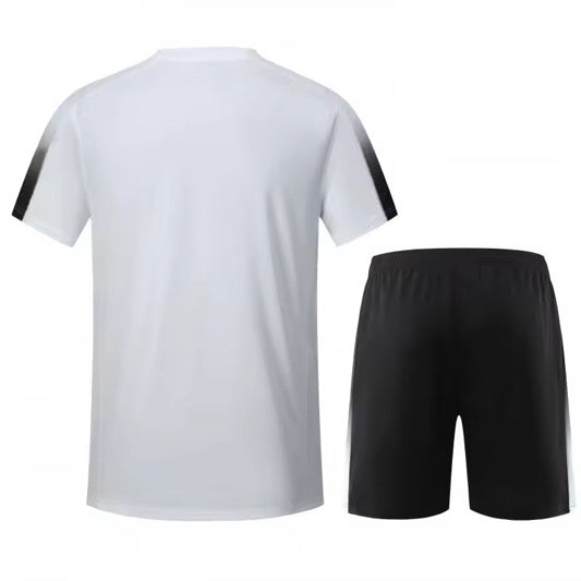 Ensemble Short T-shirt Blanc et Noir