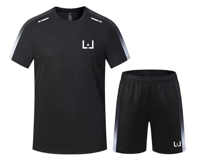 Ensemble Short T-Shirt Noir et Blanc